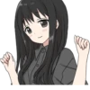 Girl with black hair long TL-EDIT :: 18