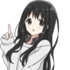 Girl with black hair long TL-EDIT :: 29