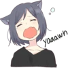 Cat girls sticker ENG :: 18