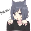 Cat girls sticker ENG :: 22