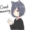 Cat girls sticker ENG :: 26