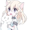White Cat Girl 10