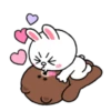 LINE FRIENDS Max Love Stickers 11