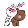 LINE FRIENDS Max Love Stickers 14