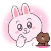 LINE FRIENDS Max Love Stickers 18