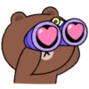 LINE FRIENDS Max Love Stickers 20