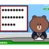 BROWN & FRIENDS Message Stickers 10