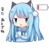 Sticker of the slant eyes & cat girl 14