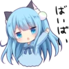 Sticker of the slant eyes & cat girl 16