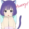 CatGirl Sticker ENG (Dark) :: 11