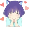 CatGirl Sticker ENG (Dark) :: 17