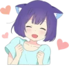 CatGirl Sticker ENG (Dark) :: 19