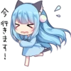 Sticker of the slant eyes & cat girl 22
