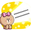 BROWN & FRIENDS Message Stickers 20