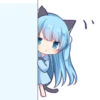 Sticker of the slant eyes & cat girl 29