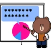 BROWN & FRIENDS Message Stickers 24