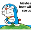 Maybe a boat wil see us