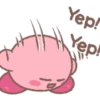 Kirby's Puffball Sticker Set 8