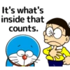 It's what's inside that [counts.