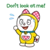 Don't look at me!