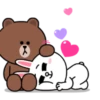 Brown & Cony Heart Melting Romance 12