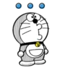Doraemon's Animated Monotone Stickers 12