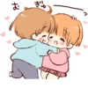 Sticker of a boy and a girl :: 16