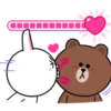 Brown & Cony Heart Melting Romance 19