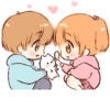 Sticker of a boy and a girl :: 29