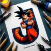 Abecedario Goku 🐉🐲 23