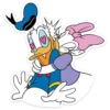 Donald Duck and Daisy @TgSticker 13