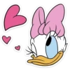 Donald Duck and Daisy @TgSticker 21