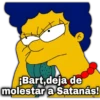 ¡Bart,deja de molestar a Satanás!