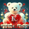 ALFABETO OSO CON CORAZÓN CRISTAL 8