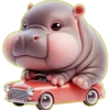 Bebé hipopótamo🦛💞1🇵🇪Clásica 25