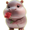 Bebé hipopótamo🦛💞1🇵🇪Clásica 30