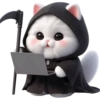 Cat Grim Reaper 1💖 C☆ 20