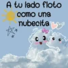 A tu lado floto como una nubecita jojo_stickers