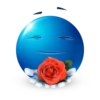 Blue facebook emoji by 13
