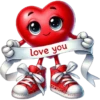Corazón kawaii San Valentín ❤️ 5