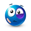 Blue facebook emoji by 21