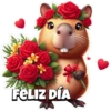Copybara con ramos buchones💐 9