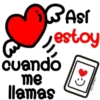BAST Así estoy cuando me llamas jojo stickers