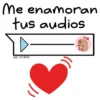 Me enamoran tus audios jojo_stickers