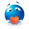 Blue facebook emoji by 11