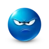 Blue facebook emoji by 14