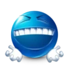 Blue facebook emoji by 20