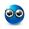 Blue facebook emoji by 23