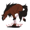 Wild Horse and Dog 6