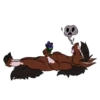 Wild Horse and Dog 18